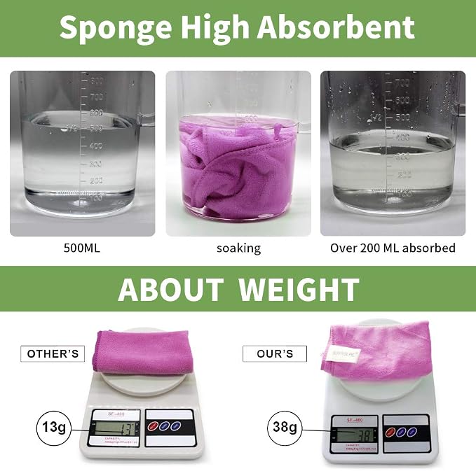 Microfiber Cleaning Cloth Multipurpose Quickly and Easily Clean Windows Mirrors - Image 3
