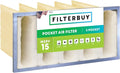 Filterbuy 16x25x12 5-Pocket Air Filter MERV 15 HVAC Replacement by Filterbuy