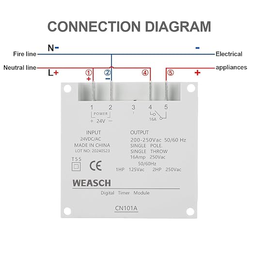 Timer Switch, DC/AC 24V 16Amp, Digital LCD Power Programmable Timer Time Relay - Image 2