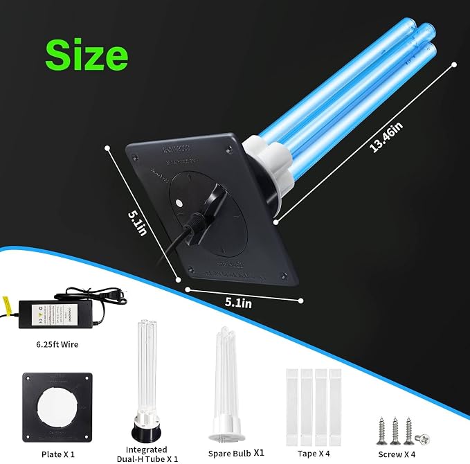 80W UV Light for HVAC Systems - Image 2