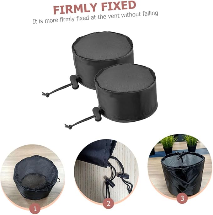 2pcs Grow Tent Accessories Oxford Cloth Grow Tent Vent Cover Elastic Band - Image 9