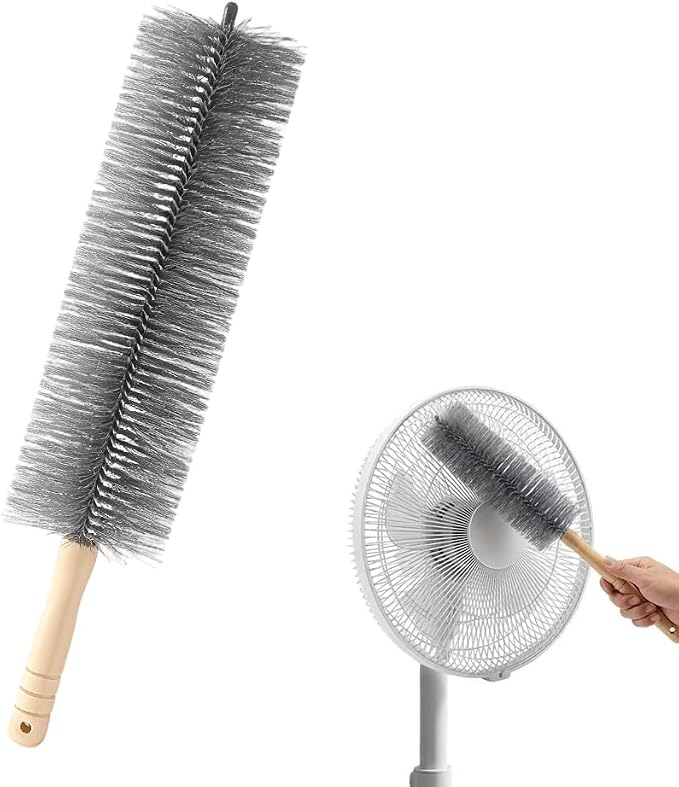 Fan Cleaning Brush, Fan Brush Cobweb Duster Microfiber Duster Ideal by Kafia