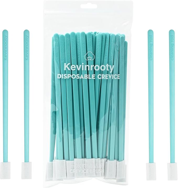 50PCS Disposable Crevice Cleaning Brush Kit, Disposable Toilet Brush, Window by Kevinrooty