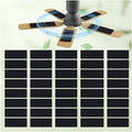 40 Pcs Ceiling Fan Filters for Blades, Fan Air Purifier Pads by Zejoot