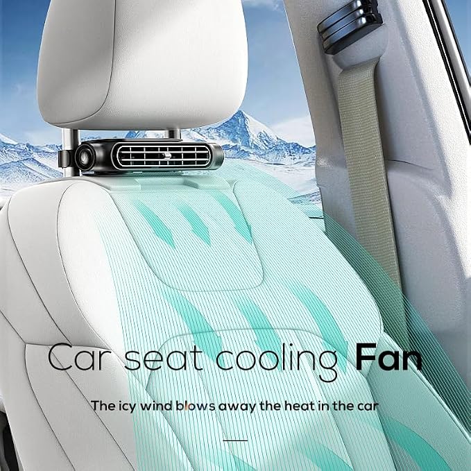 Car Fan for Driver and Passenger's Seat - Image 2