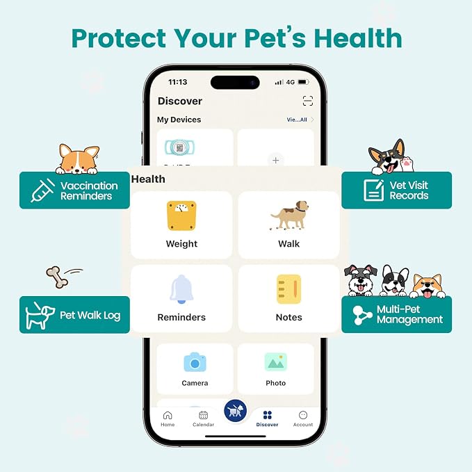 for AirTag Holder Dog Collar, Smart QR Code Holder - Image 7