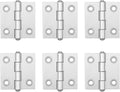 6 Pack 2-1/2" Aluminum Alloy Door Hinges by MOUNTAIN_ARK