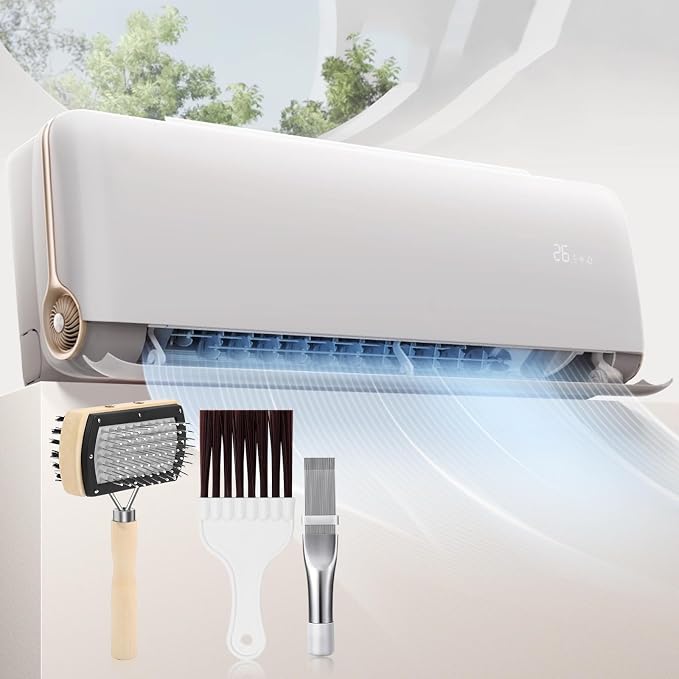 CANIPHA 3Pcs Air Conditioner Condenser Fin Cleaning Brush Refrigerator Coil - Image 5