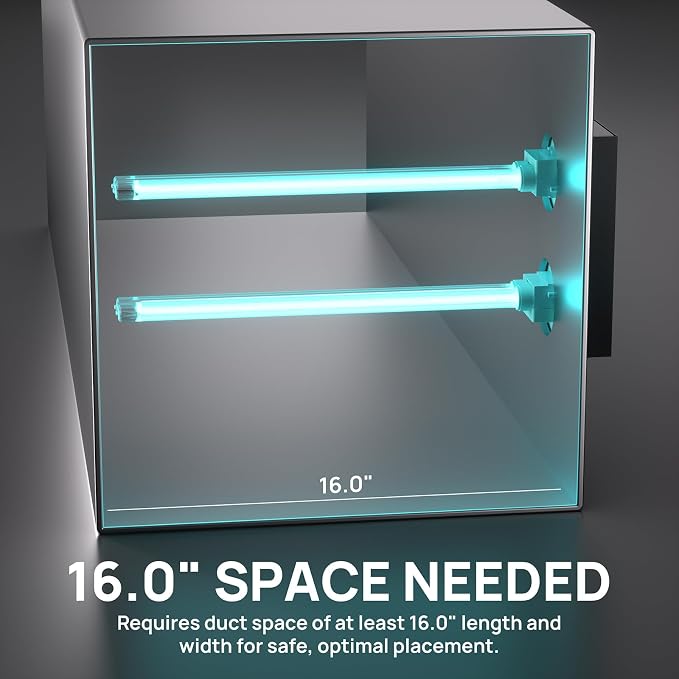 TURBRO AC 120V 72W HVAC UV Light Kit Air Purifier, ETL&CARB Certified, Comes - Image 6
