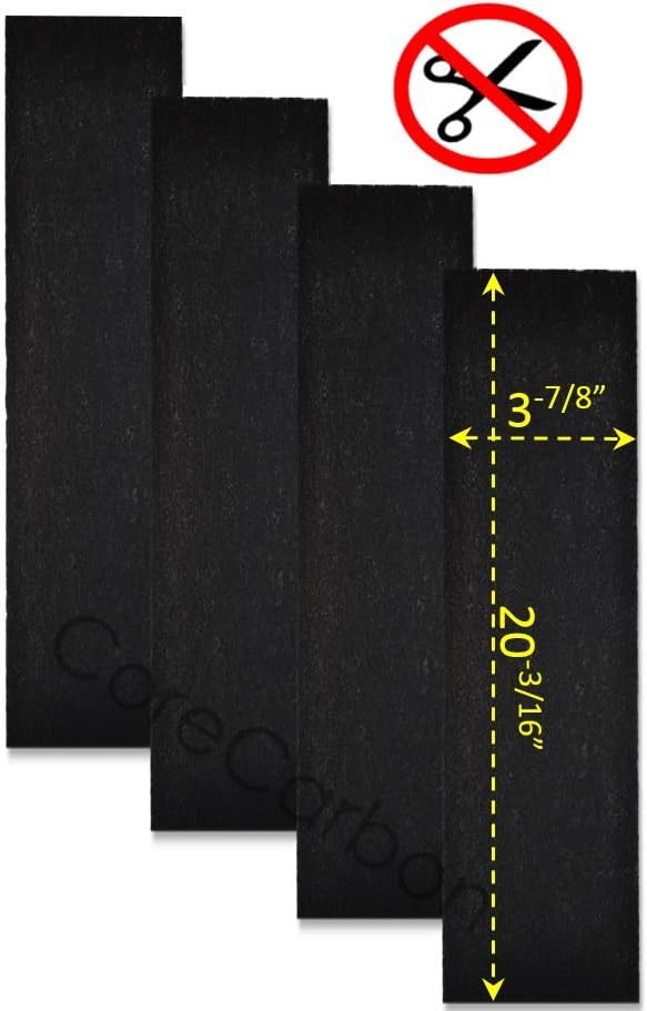 4-Pack Carbon Pre-Filter Designed to Fit Honeywell Quiet Clean | Air Purifier - Image 2