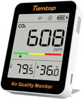Temtop CO2 Monitor Indoor air Quality Monitor Portable CO2 Meter, Temperature by Temtop