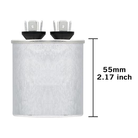 VEXUNGA 5uF 370/440VAC 50/60Hz CBB65 CBB65A Oval Run Start Capacitor 5 MFD - Image 2