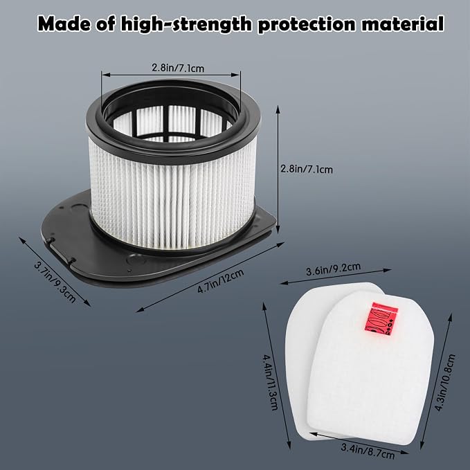 VIEWALL Filter Replacement for Shark Stratos IZ540H, UZ815H Cordless Vacuum - Image 3