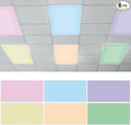 QOUBAI 6 Pcs Fluorescent Light Covers by QOUBAI