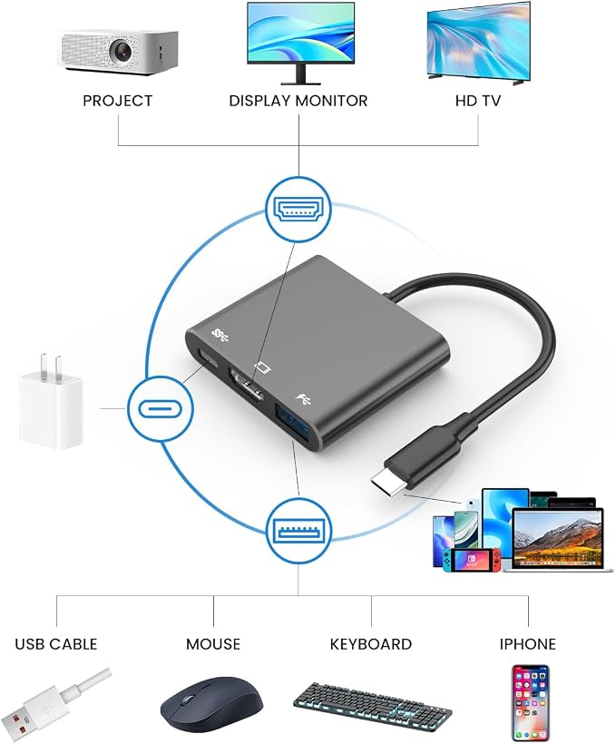 Battony USB C to HDTV Adapter - Image 7