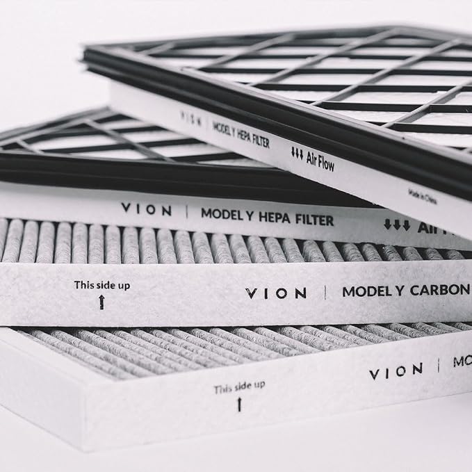 VION Model Y Front Trunk HEPA Carbon Air Filters Kit - Image 3
