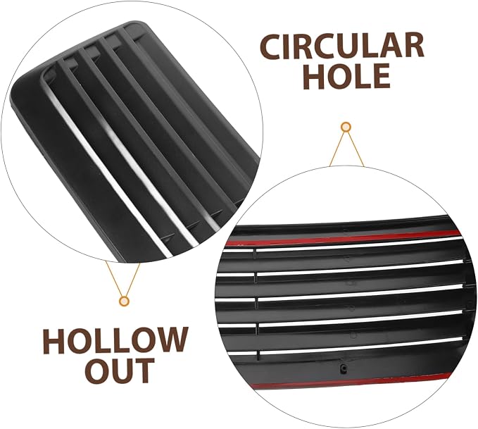 Car Air Intake Decoration Vehicle Air Flow Covers Weatherproof Vent Hood Scoop - Image 7