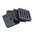 TAODAN 4PCS Square Rubber Anti Vibration Pads 71x71x10mm Air Conditioning by TAODAN