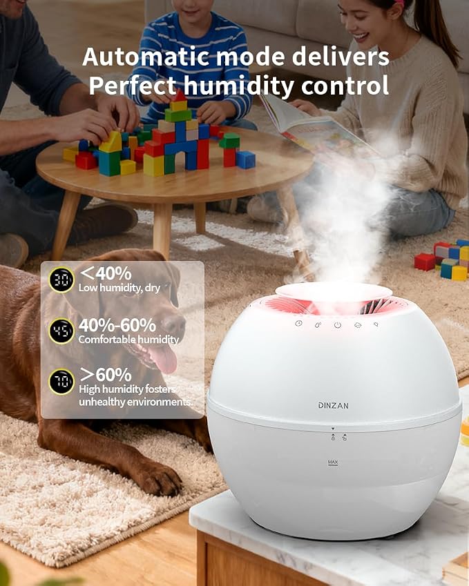 Dual-Function Humidifier & Dehumidifier Combo Air Purifier 152oz Water Tank - Image 7