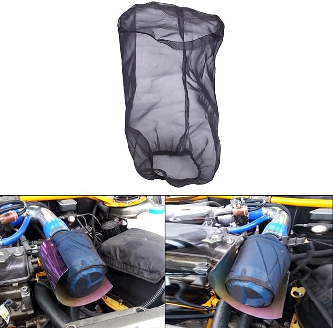 Intake Filter Mesh Cover Polyester Cloth Oilproof and Dustproof Cover Car Cold - Image 2