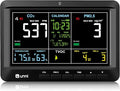 Air Quality Monitor Indoor 7.5" Display + Alerts, CO2 Monitor PM2.5 PM1.0 PM10 by UUNNI