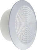 Vent Systems 6'' Inch White Round Plastic Ceiling Vent Cover by VentSystems
