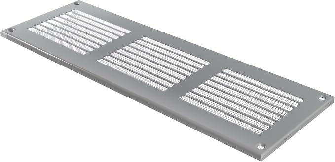 HVAC OV 12" x 4" Inch Gray Metal Vent Cover – Ceiling Vents Covers - Image 9