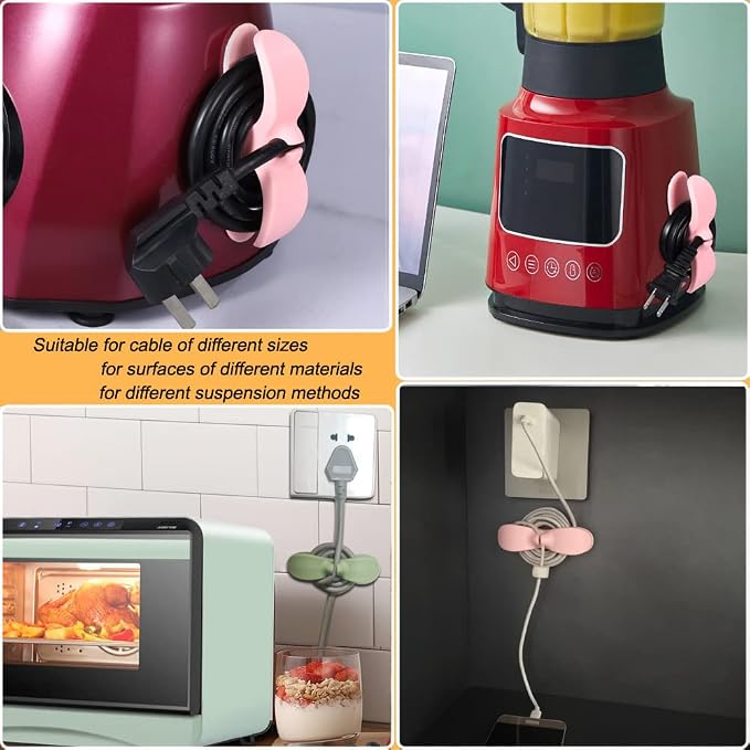 SisBroo Cord Organizer for Appliances, Cord Holder Cord Wrapper for Appliances - Image 7