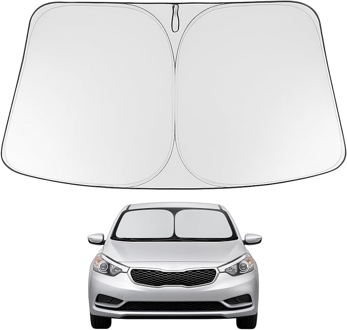 Proadsy 2026 Upgrade Windshield Sun Shade Custom Fit 2014-2018 Kia Forte by Proadsy