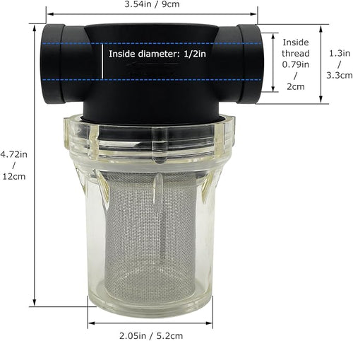 1/2" Female NPT in-Line Strainer - Image 2