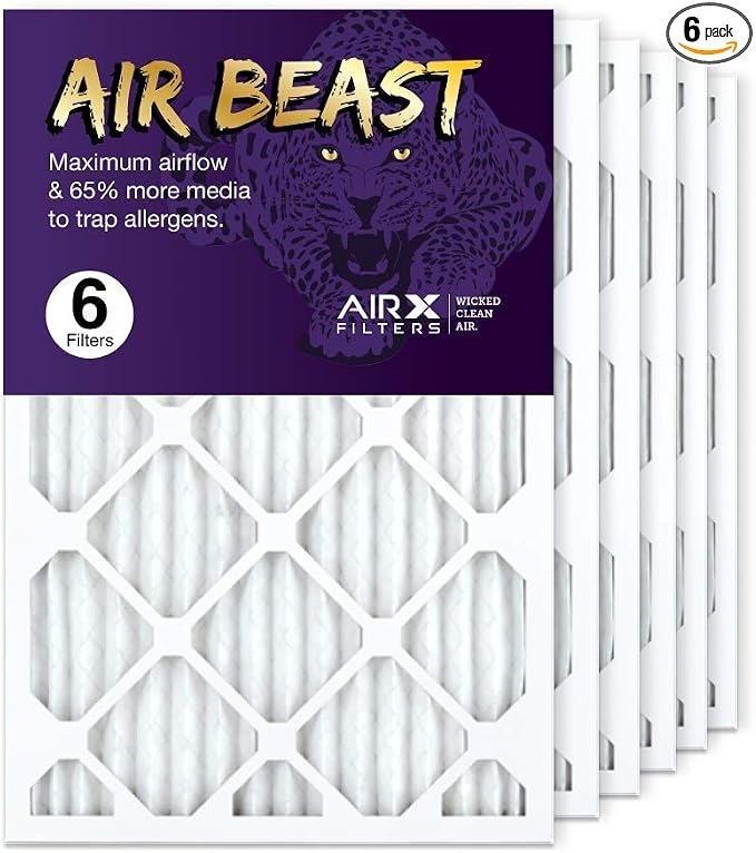 AIRx Filters 16x25x1 Air Filter MERV 11 Pleated HVAC AC Furnace Air Filter by AIRXFILTERSWICKEDCLEANAIR