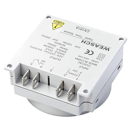 Timer Switch, DC/AC 12V 16Amp, Digital LCD Power Programmable Timer Time Relay - Image 4