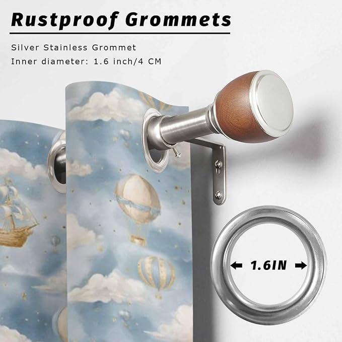 Hot Air Balloons Outdoor Curtains - Image 2