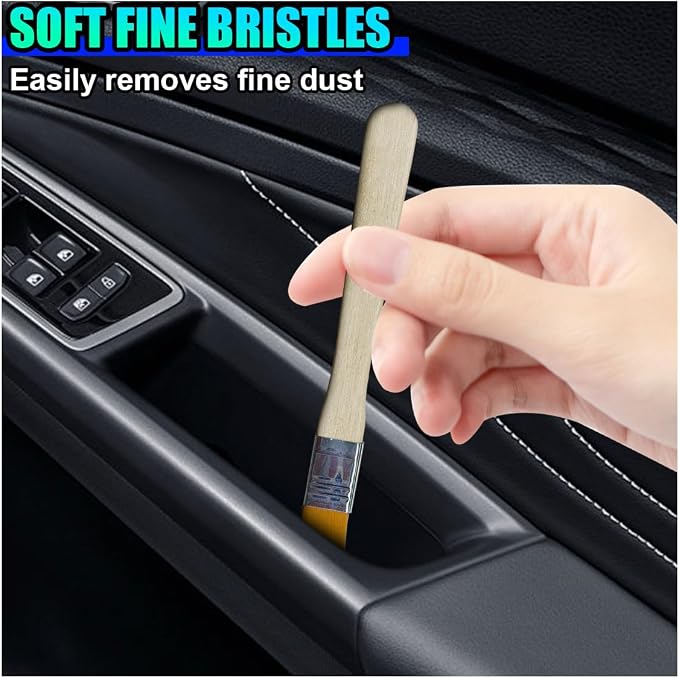 ZIMISI 10PCS Car Detailing Brush Kit, Nylon Anti-Static Car Interior Cleaning - Image 3