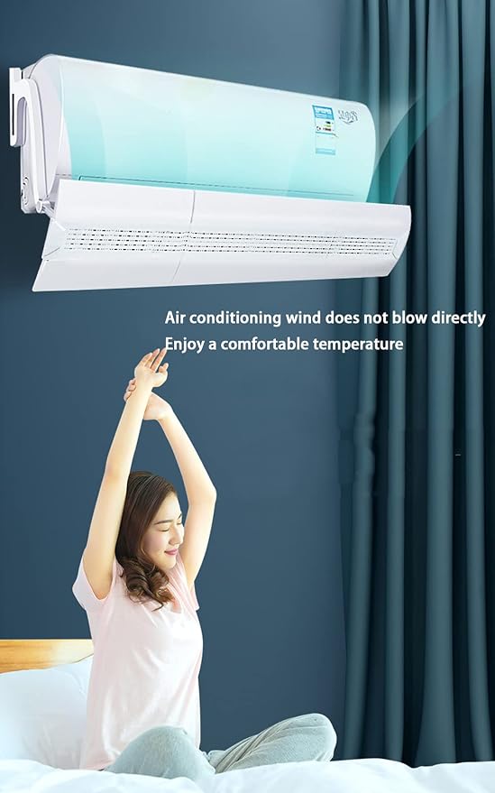 GeRRiT Wall-Mounted Universal Air Conditioner Wind Deflector, Anti-Straight - Image 3