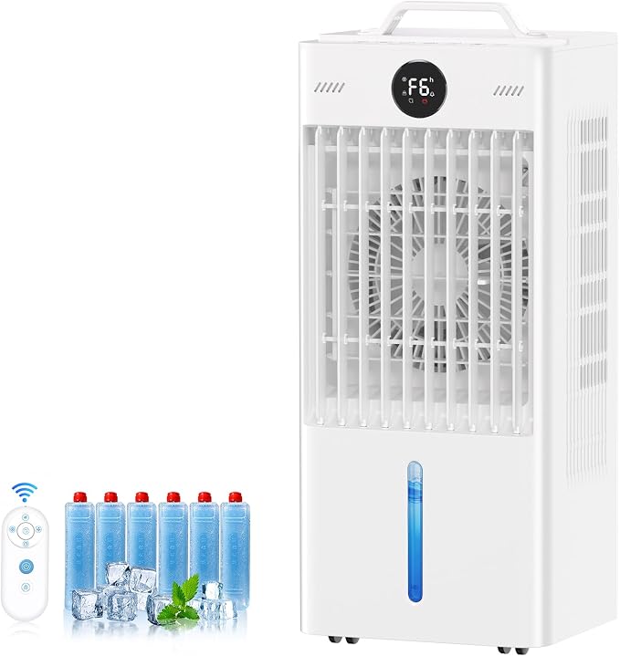 Portable Air Conditioners Fan, Windowless Evaporative Air Cooler 2 Modes & 6 by AshihotiOfficial