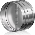 Hon&Guan 6 Inch Backdraft Damper, One-Way Airflow Duct Damper 6 Inch Ducting by HonGuan