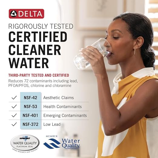 Delta Clarifi Advanced 2 Stage Under Sink Water Filter System, Water Filter - Image 2