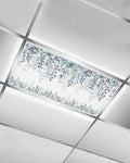 Fluorescent Light Covers for Ceiling Lights Turquoise Eucalyptus Leaves by Home+L6