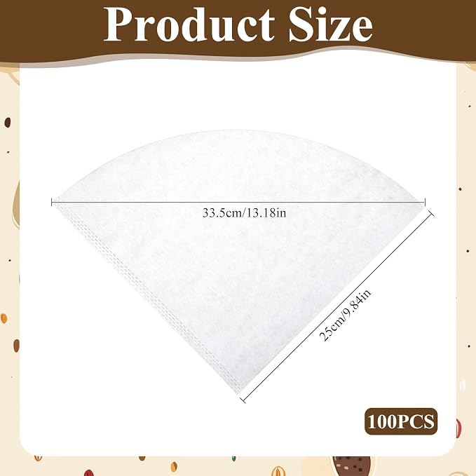 100 Pcs Fryer Oil Filter, 10 inch Non-Woven Cooking Oil Filters, Maple Syrup - Image 2