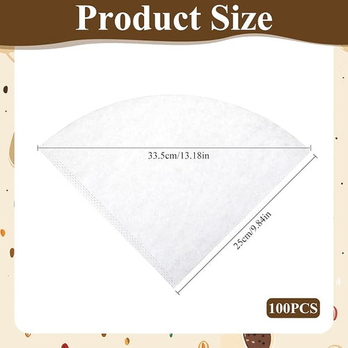 100 Pcs Fryer Oil Filter, 10 inch Non-Woven Cooking Oil Filters, Maple Syrup - Image 2