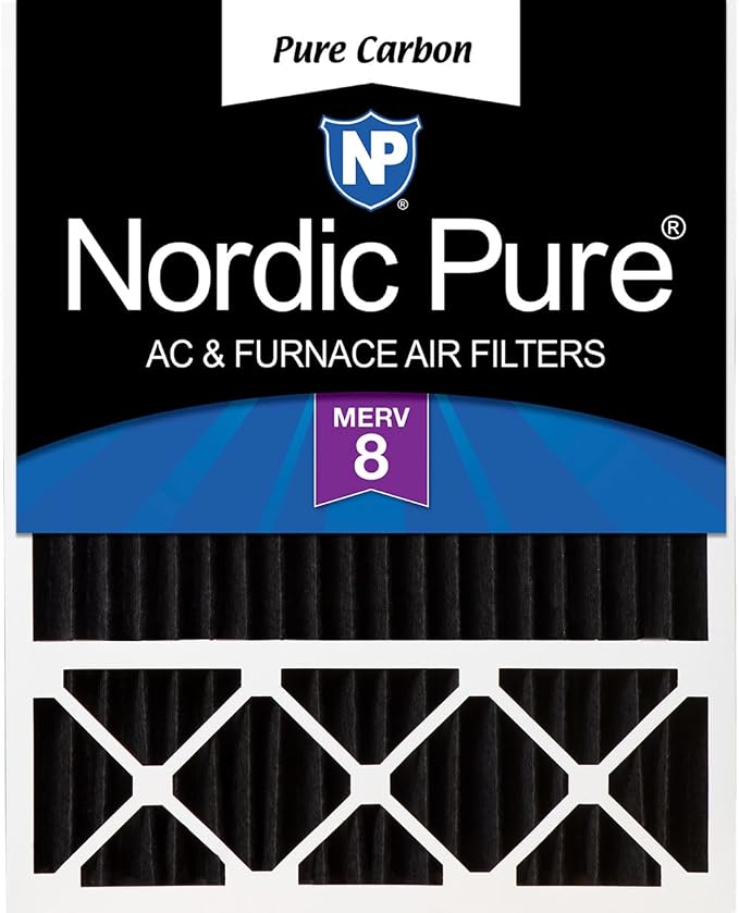 Nordic Pure 20x25x5 Lennox X6673 X6675 Replacement Odor Reduction Merv 8 Filter by NordicPure