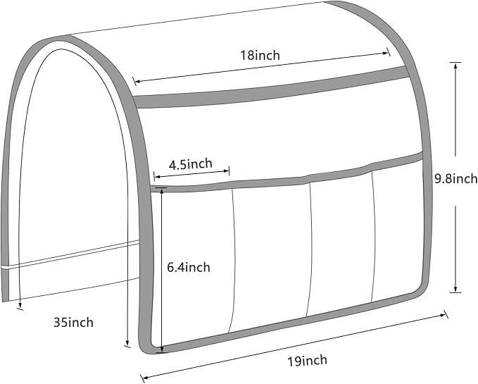 NB Sofa Armrest Organize Remote Holder Bedside Caddy Organizer - Image 7