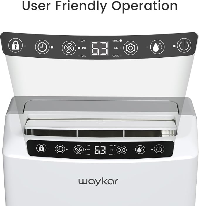 Waykar 2, 000 Sq. Ft. 34 Pints 2025 Most Efficient Energy Star Dehumidifier - Image 6