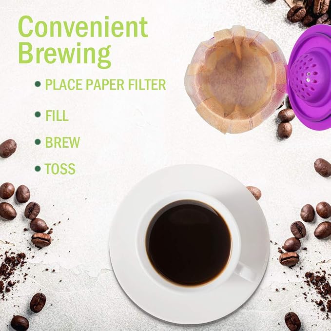 CAPMESSO Disposable Coffee Paper Filters Replacement Kerig Filter Compatible - Image 7