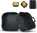 2 Pack Silicone Air Fryer Liners by LYHOLKEER