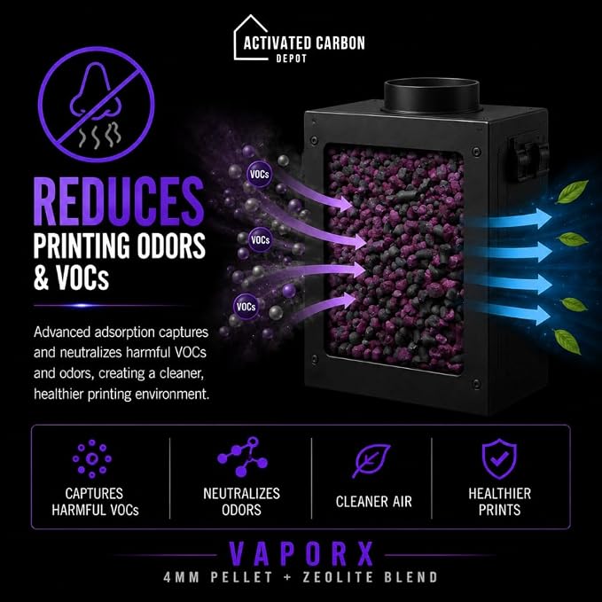 VaporX Blend Filter Media for 3D Printers – Pellet Activated Carbon + Zeolite - Image 7