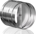 Hon&Guan 4 Inch Backdraft Damper, One-Way Airflow Duct Damper 4 Inch Ducting by HonGuan
