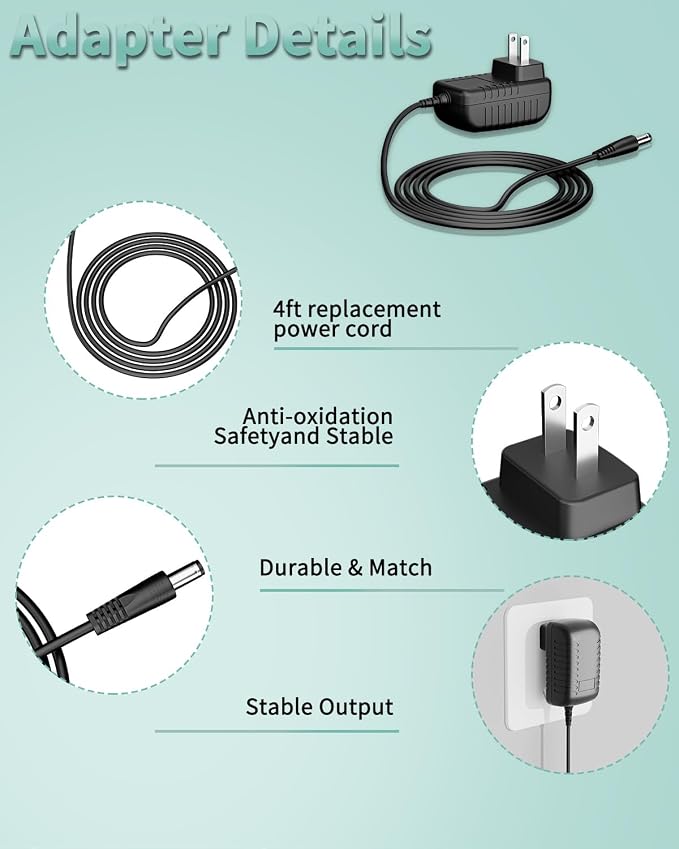 AC DC Adapter Charger Compatible - Image 3