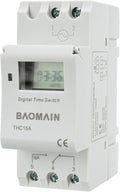 Baomain THC15A DC/AC 12V Digital LCD Power Programmable Timer Switch Relay 16A by Baomain